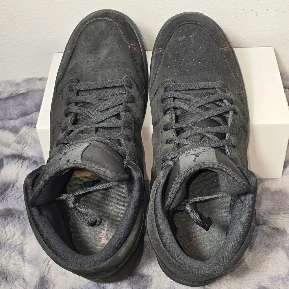NIKE Jordan Air Jordan 1 Mid SE Craft‎ Anthracite Black Mens Size 12 FD8634-001